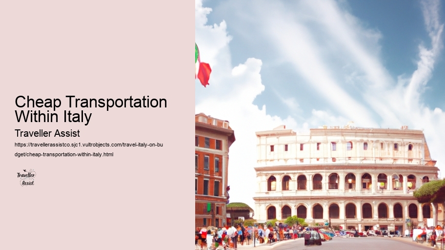 Cheap Transportation Within Italy